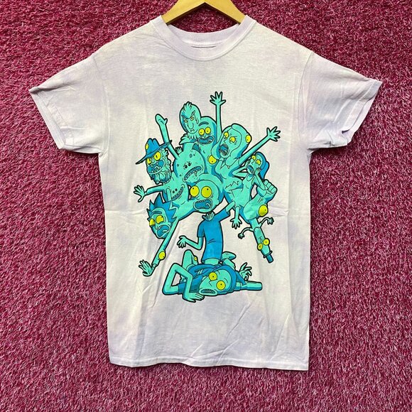 Adult Swim Rick & Morty Mutated Graphic Design T-Shirt Small - Picture 1 of 4